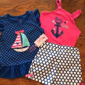 3 Piece Shorts Set